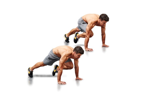 Mountain climbers for abs
