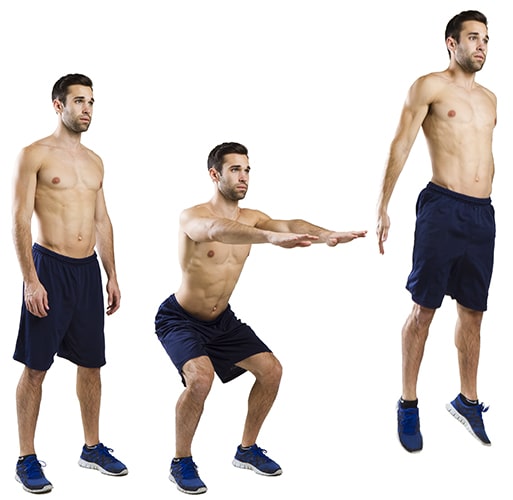 Squat Jump Exercise