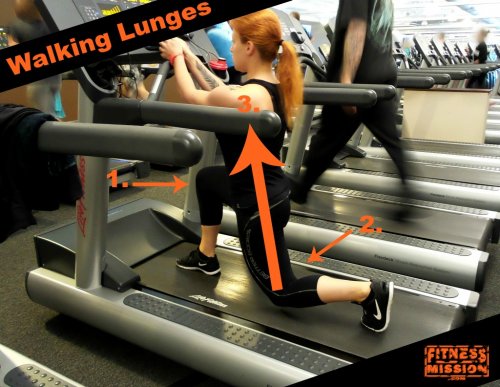 walking Lunges-treadmill